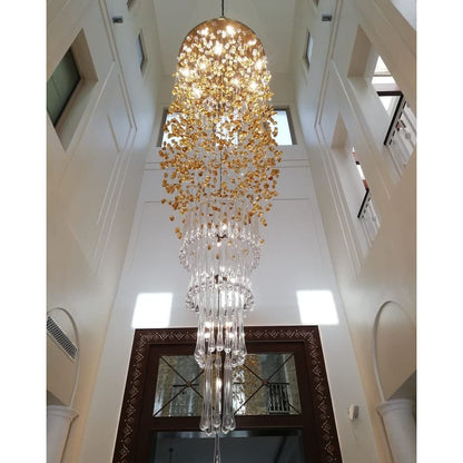 Rainfall Glass Gem Stone Chandelier