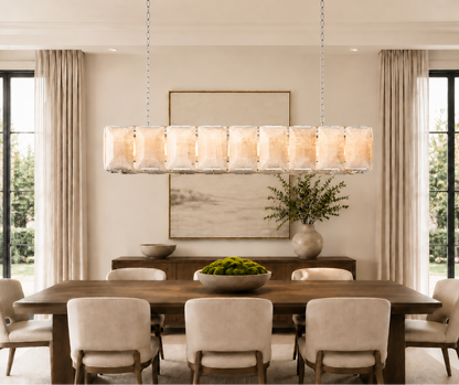 Hadilor Calcite Rectangular Chandelier