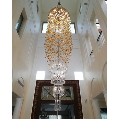 Rainfall Glass Gem Stone Chandelier