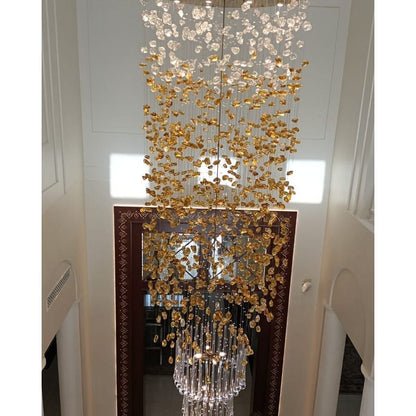 Rainfall Glass Gem Stone Chandelier