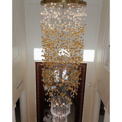 Rainfall Glass Gem Stone Chandelier