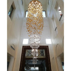 Rainfall Glass Gem Stone Chandelier
