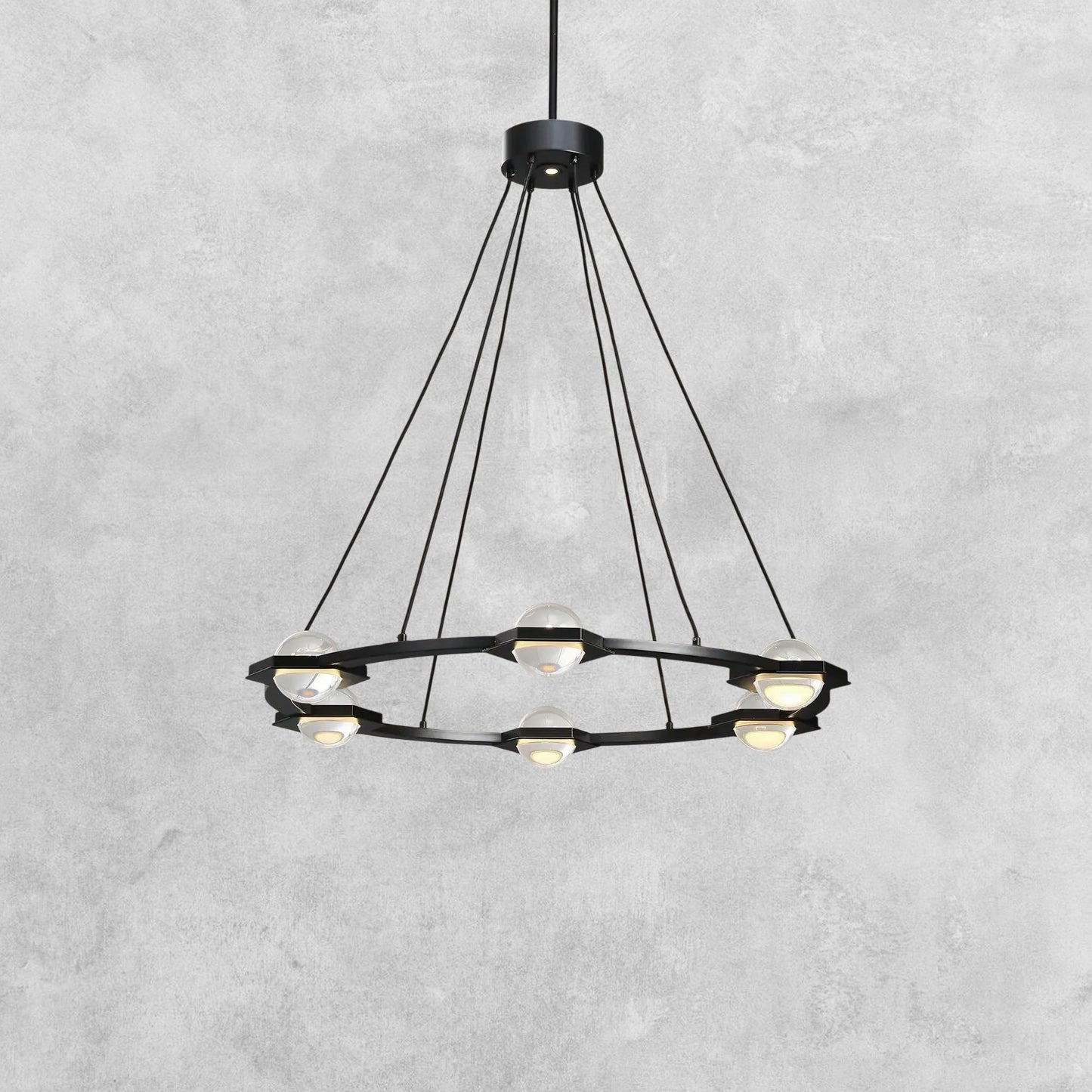 Planet Round Chandelier 36'' 48'' 60''