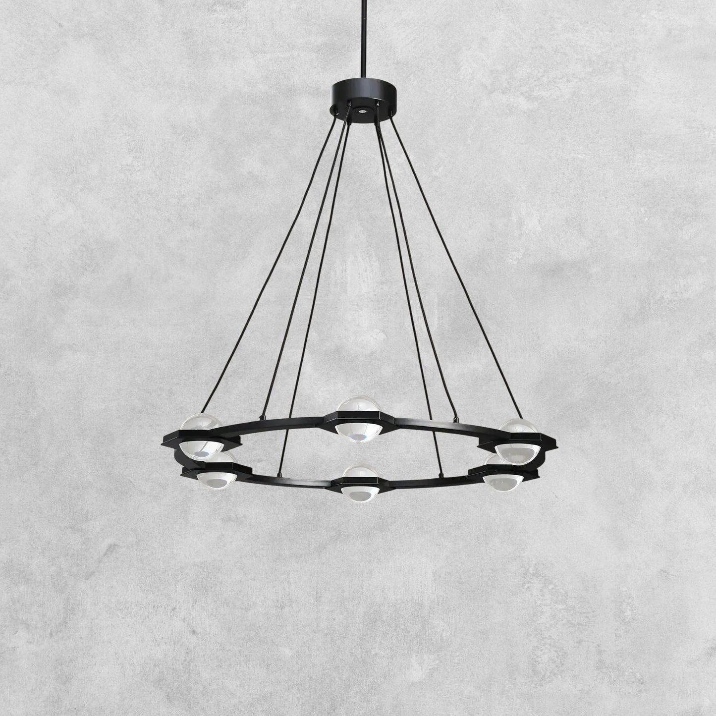Planet Round Chandelier 36'' 48'' 60''