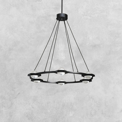 Planet Round Chandelier 36'' 48'' 60''