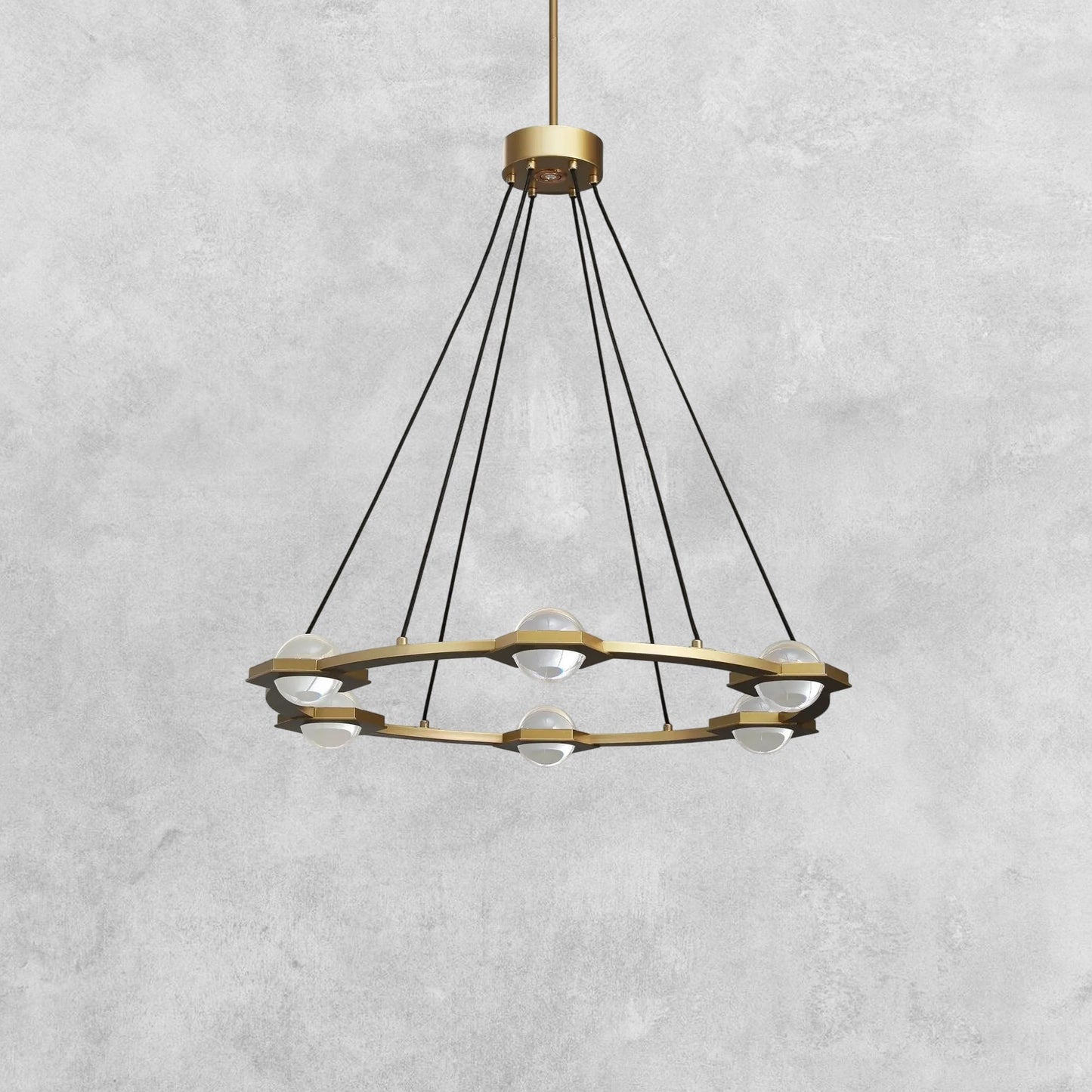 Planet Round Chandelier 36'' 48'' 60''