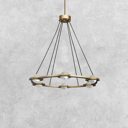 Planet Round Chandelier 36'' 48'' 60''