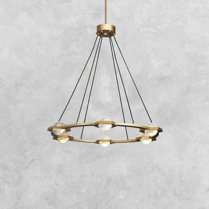 Planet Round Chandelier 36'' 48'' 60''
