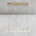 Milano Crystal Single Bar Linear Chandelier