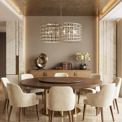 Aubrey Round Chandelier 6/8/12 Light