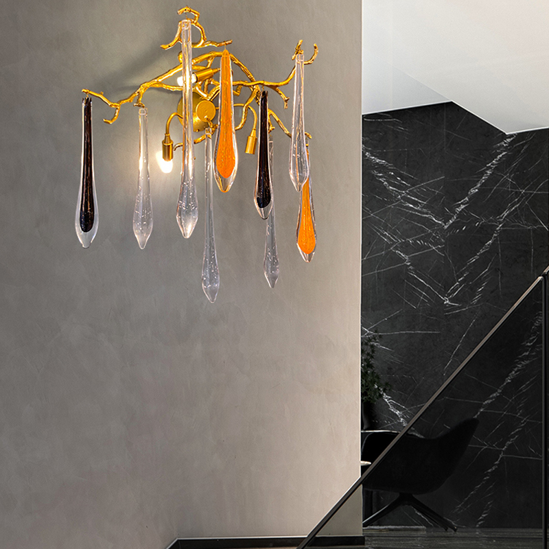 Agnes Branch Crystal Wall Sconce
