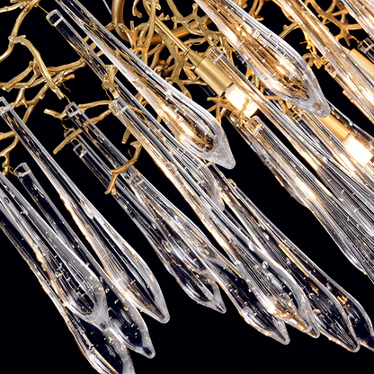Agnes Round Branch Crystal Chandelier