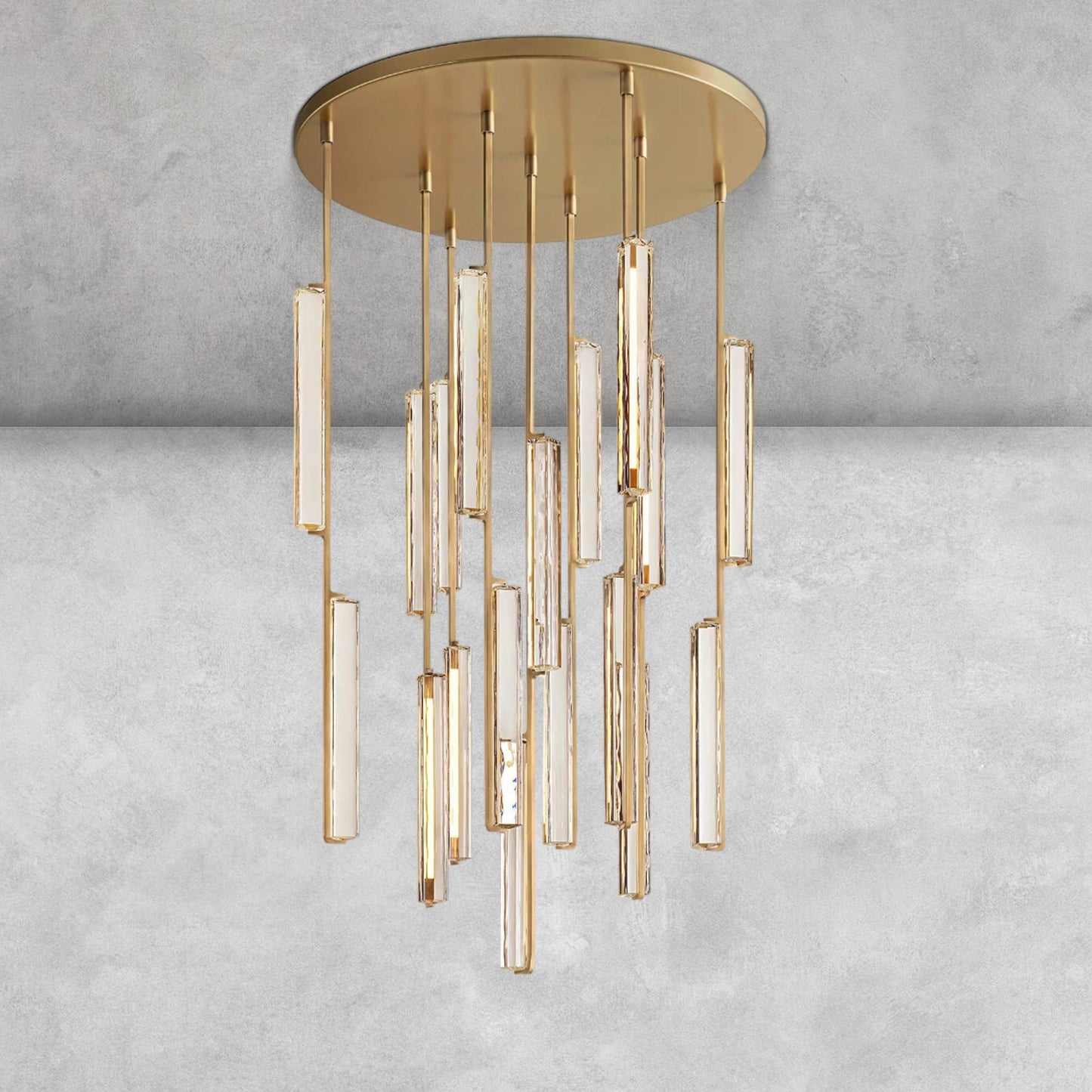 Milano Crystal Round Chandelier 24‘’ 40‘’ 56‘’