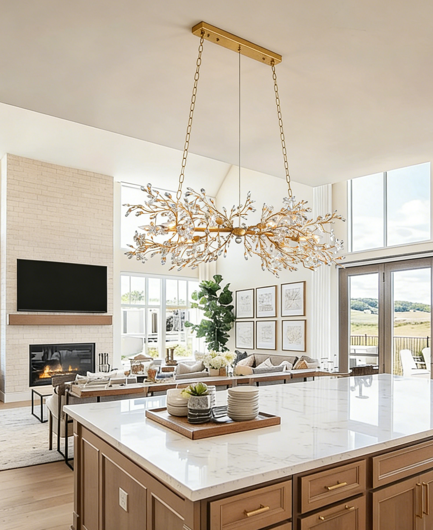 Fiore Linear Chandelier