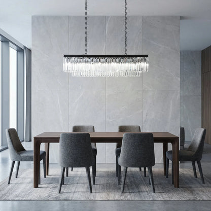 Leyland Tiered Rectangular Chandelier