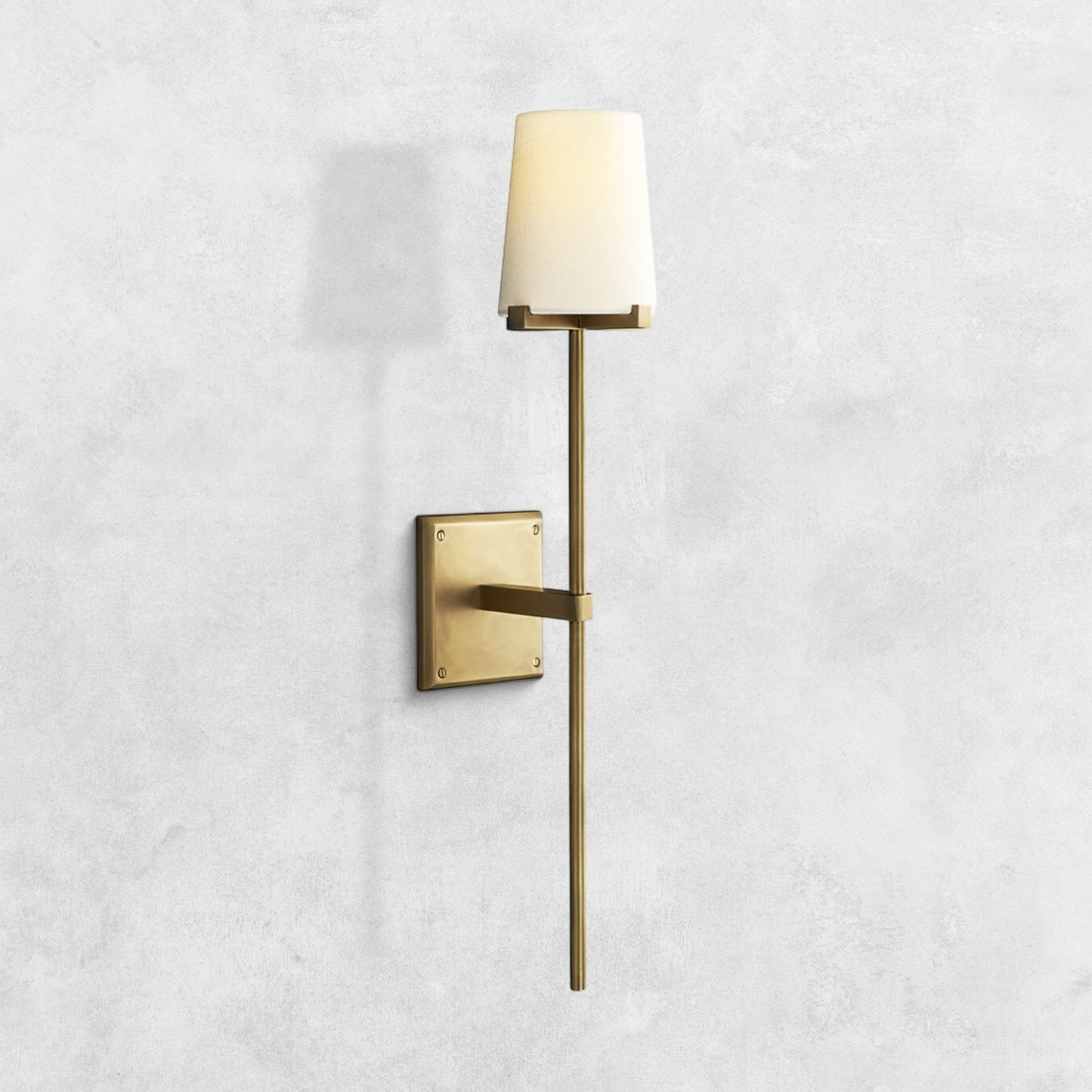Pauilla Fabric Shade Torch Sconce