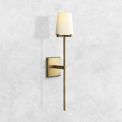 Pauilla Fabric Shade Torch Sconce
