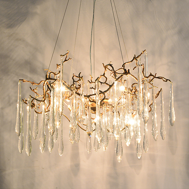 Cecily Modern Crystal Branch Chandelier