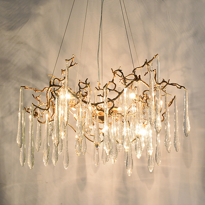 Cecily Modern Crystal Branch Chandelier