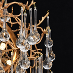 Avis Clear Crystal Ring Branch Chandelier
