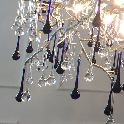 Avis Crystal Rain Branch Chandelier
