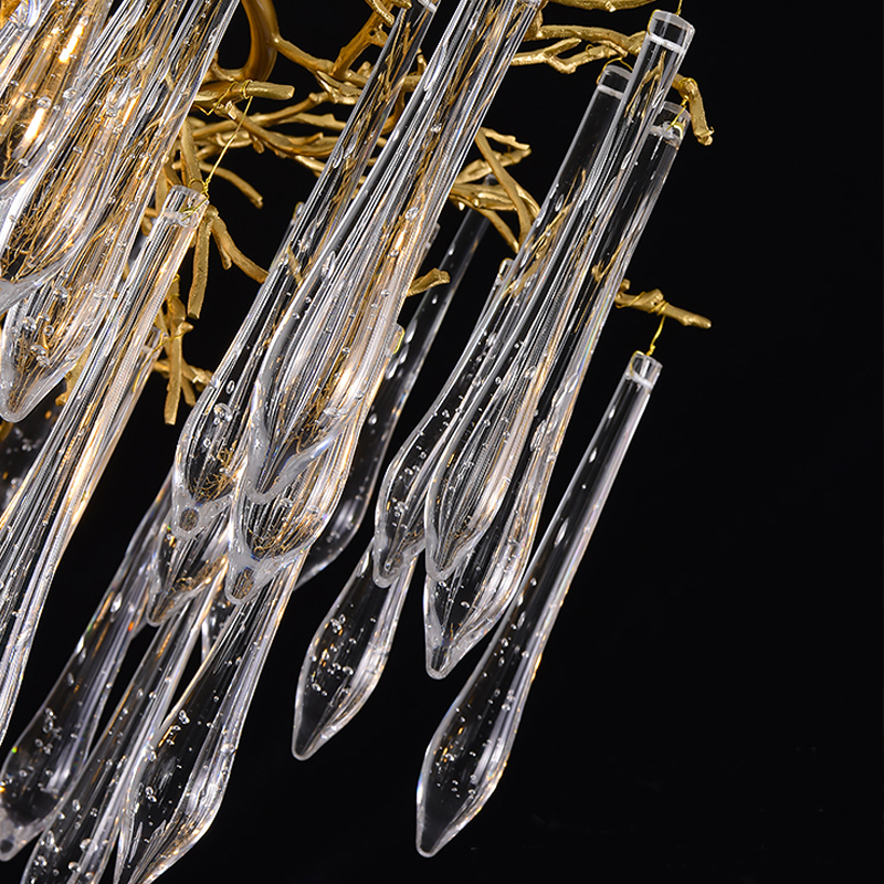 Agnes Round Branch Crystal Chandelier