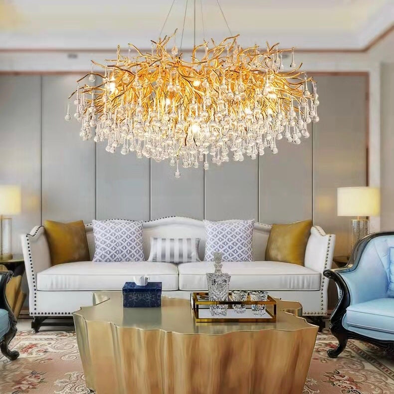 Stunning Tree Branch Crystal Chandelier