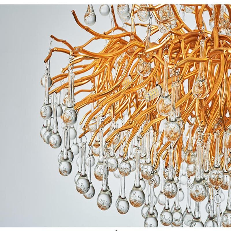 TLL Teardrop Branch Tree Crystal Chandelier
