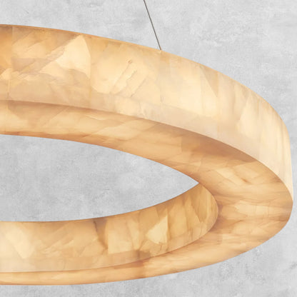 Riora Calcite lueur Round Chandelier 31"40"60"