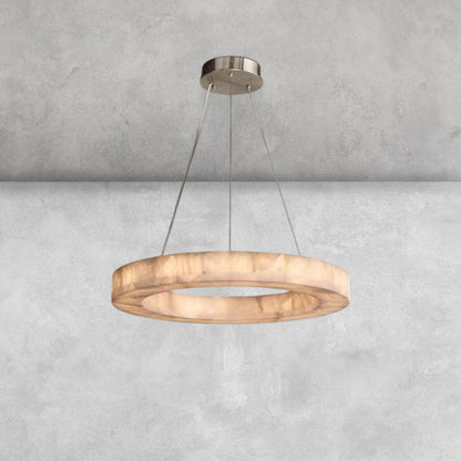 Riora Calcite lueur Round Chandelier 31"40"60"