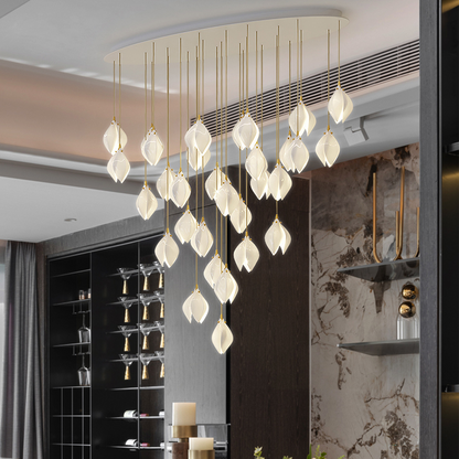 Postmodern Ceramic Branch Chandelier