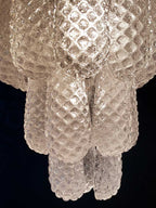Murano Chandelier – Drop – Transparent