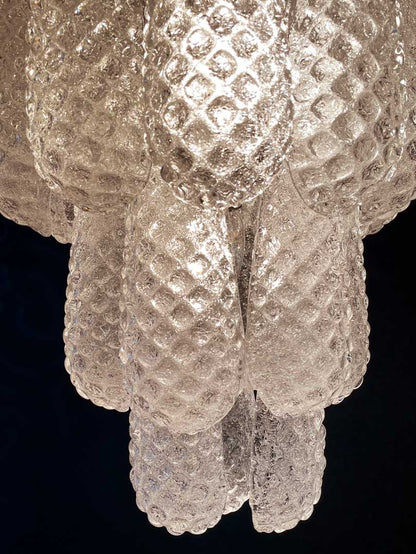 Murano Chandelier – Drop – Transparent
