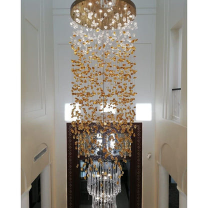 Rainfall Glass Gem Stone Chandelier