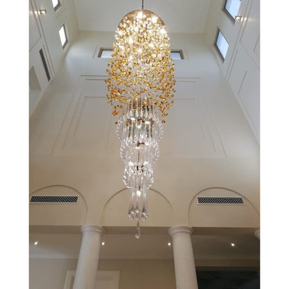 Rainfall Glass Gem Stone Chandelier