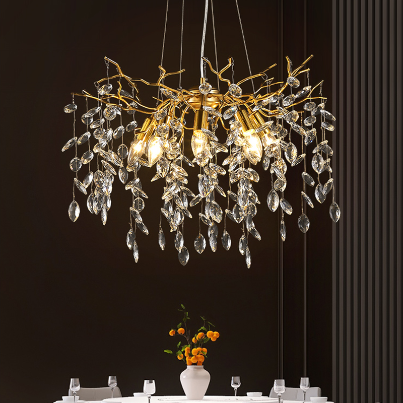Postmodern Creative Crystal Branch Chandelier