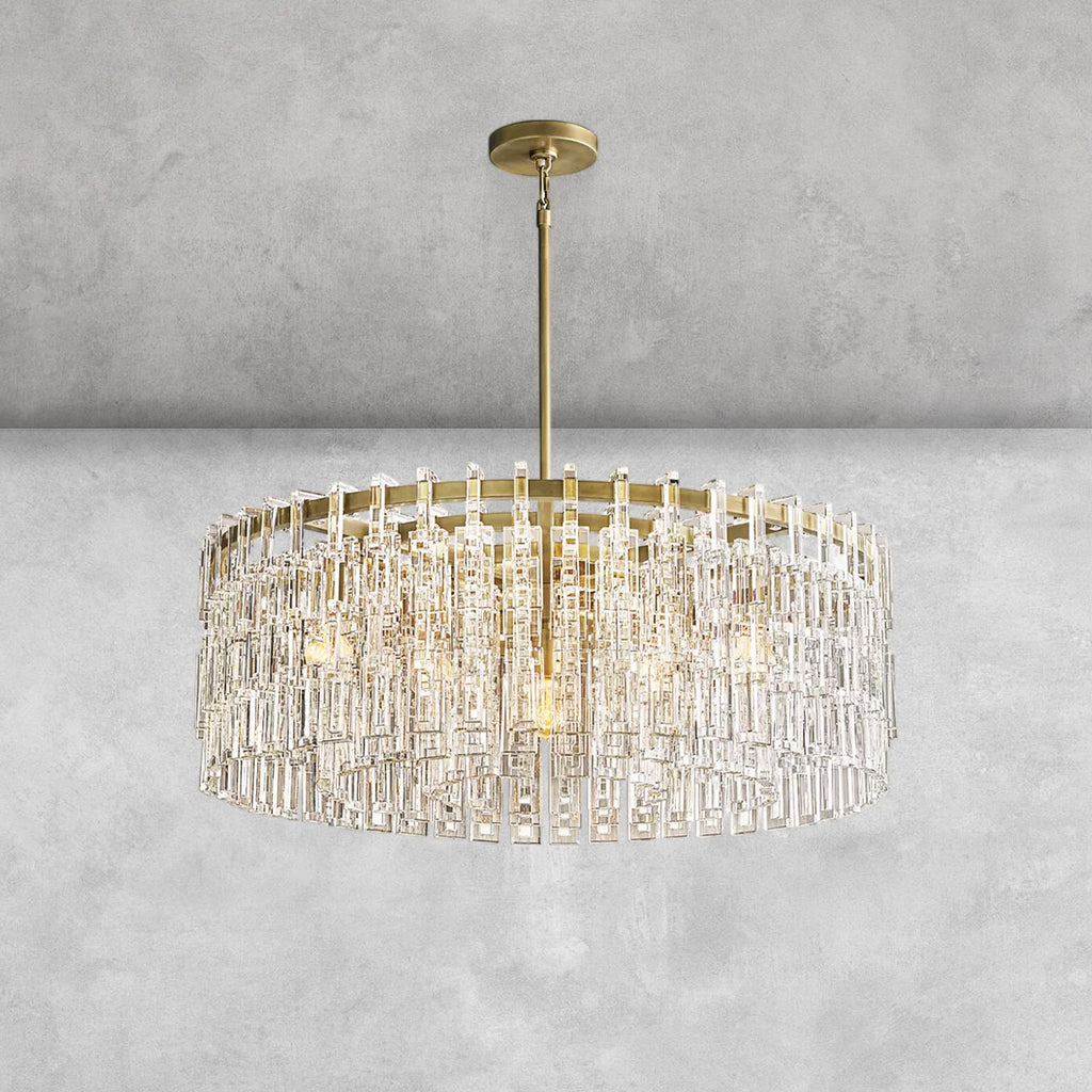 Aurelia K9 Crystal Round Chandelier for Living Room