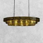 Ghiaccio Oval Chandelier