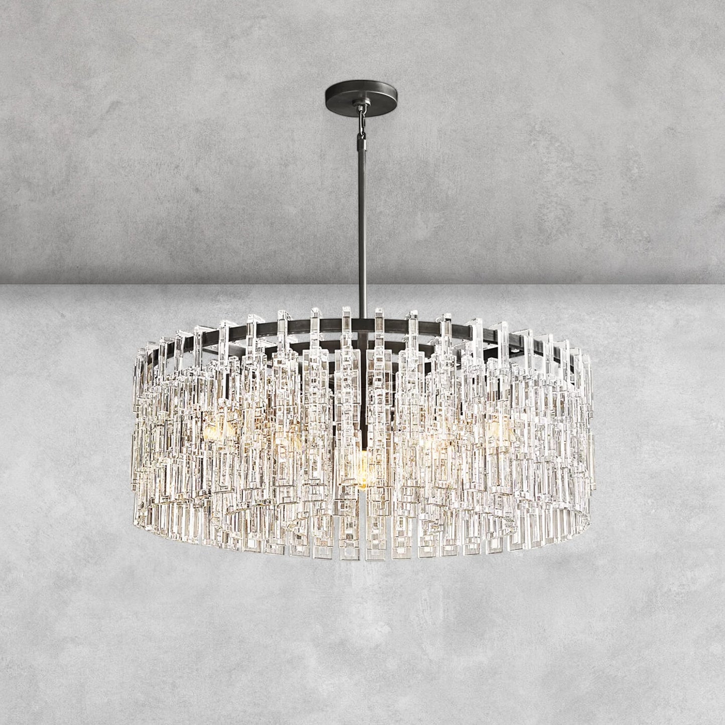 Aurelia K9 Crystal Round Chandelier for Living Room