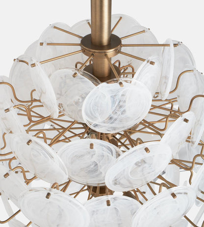 Elba Glass Large Chandelier