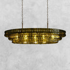 Ghiaccio Oval Chandelier