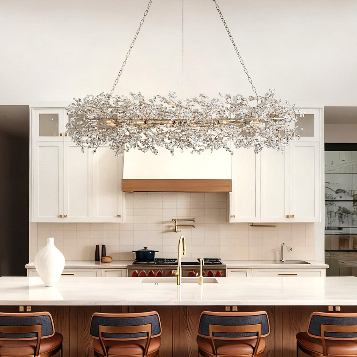 Fiore Oval Chandelier 62''74''