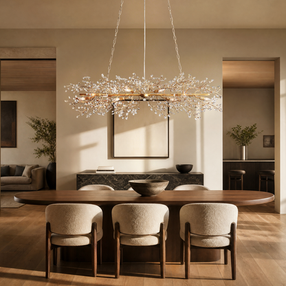 Fiore Linear Chandelier 43"51"68"