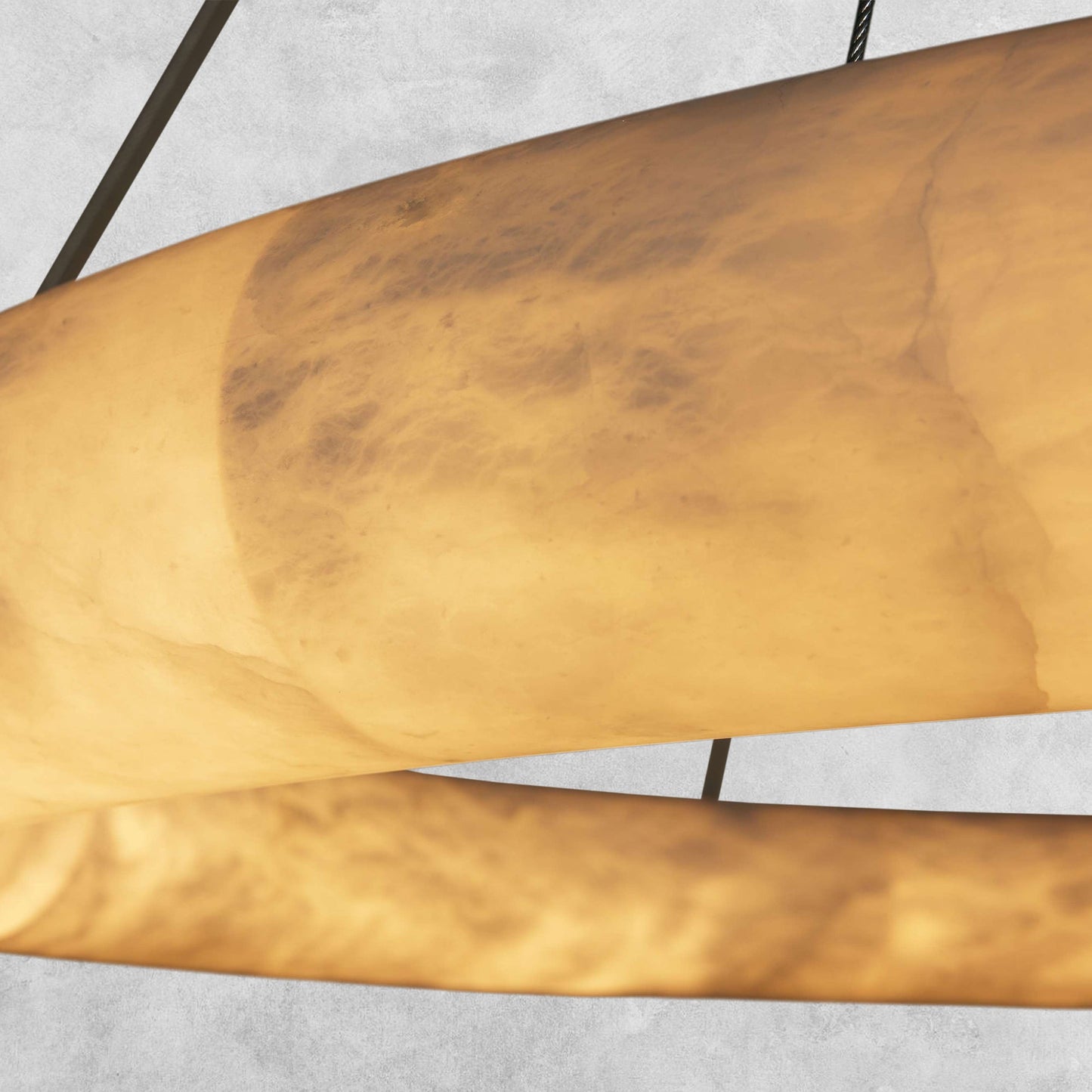 Halima Halo Alabaster Chandelier
