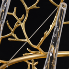 Agnes Round Branch Crystal Chandelier