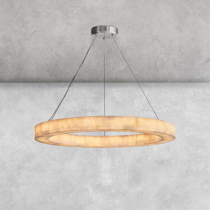 Riora Calcite lueur Round Chandelier 31"40"60"