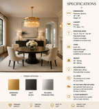 Cirbos Round Chandelier