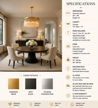 Cirbos Round Chandelier