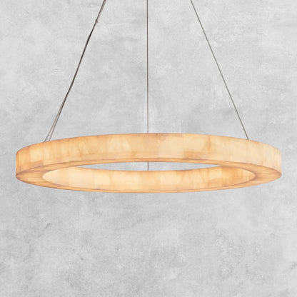Riora Calcite lueur Round Chandelier 31"40"60"