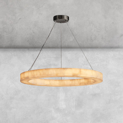 Riora Calcite lueur Round Chandelier 31"40"60"